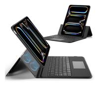 ESR Ascend for iPad Pro 13 Inch 2024 Keyboard Case with Trackpad Magnetic Detachable Keyboard with Backlit Keys Fully Adjustable Portrait