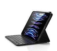 ESR Ascend Keyboard Case Lite, iPad Keyboard Case Compatible with iPad Pro 11/iPad Air 5/4, Magnetic Detachable Case, Adjustable Portrait/Landscape Mode, Light and Portable, Springy Keys, Black