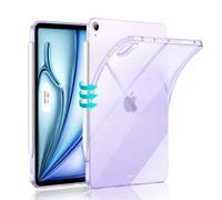 ESR Back Case for iPad Air 11 Inch M4/M3/M2 (2026/2025/2024) & Air 6th/5th/4th Gen2022/2020), Slim&Light, Anti-Yellowing, Transparent Back Cover, Supports Pencil Pro&USB-C, Zero Series, Clear Purple