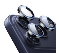 ESR Camera Lens Protectors for iPhone 17 Pro Max/17 Pro/16 Pro Max/16 Pro/15 Pro Max/15 Pro/14 Pro Max/14 Pro, Tough HD Individual Tempered Glass Protectors, Scratch Resistant, Armorite, 1 Pack, Black