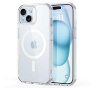 ESR Classic Hybrid for iPhone 15 Case, Clear | Long-Lasting Anti-Yellowing, Ultra-Thin, Compatible with MagSafe, 3X Military-Grade Protection, Magnetic Phone Case