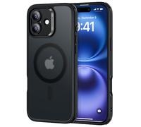 ESR Classic Hybrid for iPhone 16 Case, Frosted Black | Ultra-Thin, Compatible with MagSafe, 3X Military-Grade Protection, Resists Scratches