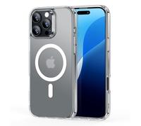 ESR Classic Hybrid for iPhone 16 Pro Max Case, Frosted Clear | Long-Lasting Anti-Yellowing, Ultra-Thin, Compatible with MagSafe, 3X Military-Grade Protection