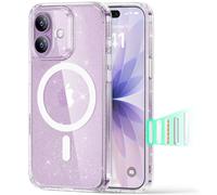 ESR Classic Hybrid for iPhone 17 Case, Clear Shimmer | Long-Lasting Anti-Yellowing, Ultra-Thin, Compatible with MagSafe, 3X Military-Grade Protection