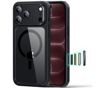 ESR Classic Hybrid for iPhone 18 Pro/17 Pro Case, Clear Black | Long-Lasting Anti-Yellowing, Ultra-Thin, Compatible with MagSafe, 3X Military-Grade Protection