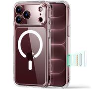 ESR Classic Hybrid for iPhone 18 Pro/17 Pro Case, Clear | Long-Lasting Anti-Yellowing, Ultra-Thin, Compatible with MagSafe, 3X Military-Grade Protection