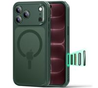 ESR Classic Hybrid for iPhone 18 Pro/17 Pro Case, Frosted Green | Long-Lasting Anti-Yellowing, Ultra-Thin, Compatible with MagSafe, 3X Military-Grade Protection