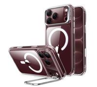 ESR Classic Hybrid for iPhone 18 Pro/17 Pro Case with Flex Stand, Clear | Long-Lasting Anti-Yellowing, Camera Kickstand, Compatible with MagSafe, 4X Military-Grade Protection