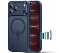 ESR Classic Hybrid for iPhone 18 Pro Max/17 Pro Max Case, Frosted Blue | Long-Lasting Anti-Yellowing, Ultra-Thin, Compatible with MagSafe, 3X Military-Grade Protection