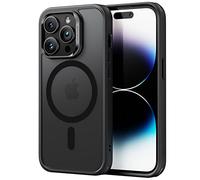 ESR Classic Hybrid Magnetic Case with HaloLock, Compatible with iPhone 14 Pro Case, Compatible with MagSafe, Shockproof Military-Grade Protection, Scratch-Resistant Back, Frosted Black