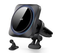 ESR for 15W MagSafe Car Mount Charger CryoBoost, Phone Cooling MagSafe Car Charger, Air Vent/Dashboard Magnetic Wireless Car Charger for iPhone 16 15 14 13 12 Pro Max, Galaxy S25, MagSafe Accessories