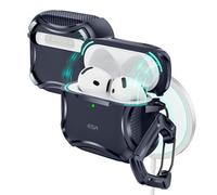 ESR for AirPods 4 Case, Compatible with AirPods 4th Generation Case (2024), Compatible with MagSafe, Powerful Drop Protection, Magnetic Lid, Cyber Series, Blue