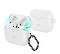 ESR for AirPods 4 Case, Compatible with AirPods 4th Generation Case (2024) (USB-C), Magnetic Lid Lock, Full Drop Protection Cover, Cloud Soft Case, White