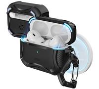 ESR for AirPods Pro 2/1 Case, Compatible with MagSafe, Black | Compatible with Airpods Pro Case 2/1 (2023/2022/2019) , Powerful Drop Protection, Magnetic Lid, Cyber Tough Series