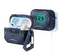 ESR for AirPods Pro 2 Case (2023/2022/2019, 2nd/1st Gen), Compatible with AirPods Pro 2nd Generation (USB-C/Lightning Cable), Effortless MagSafe, Drop-Proof Lock, Easy Open, Cyber Series, Blue