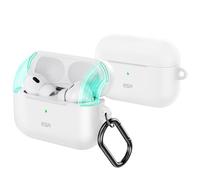 ESR for AirPods Pro 2 Case (2023/2022/2019), Compatible with AirPods Pro 2/1 Case (USB-C/Lightning Cable), Magnetic Locking Lid, Full Drop Protection, Slim and Lightweight, Cloud Series, White