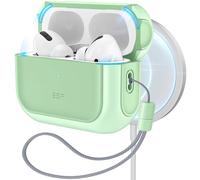 ESR for AirPods Pro 2 Case, Compatible with Airpods Pro Case 2nd / 1st Generation (2023/2022/2019), Compatible with MagSafe, Full Drop Protection Cover with Lanyard, Light Green