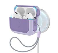 ESR for AirPods Pro 2 Case, Compatible with MagSafe, Purple | Compatible with Airpods Pro 2/1 Case(2023/2022/2019), Full Drop Protection Cover with Lanyard, Orbit Hybrid Series