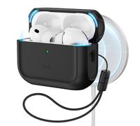 ESR for AirPods Pro 3 Case (2025), Compatible with MagSafe, Black | Compatible with AirPods Pro Case 3rd Generation (2025)(USB C), Full Drop Protection Cover with Lanyard, Orbit Hybrid Series