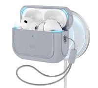 ESR for AirPods Pro 3 Case (2025), Compatible with MagSafe, Gray | Compatible with AirPods Pro Case 3rd Generation (2025)(USB C), Full Drop Protection Cover with Lanyard, Orbit Hybrid Series