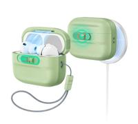 ESR for AirPods Pro 3 Case (2025), Compatible with MagSafe, Light Green | Compatible with AirPods Pro 3 (USB-C Cable), Magnetic Lid Lock, Full Drop Protection Cover with Lanyard