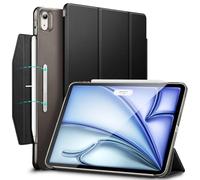 ESR for iPad Air 11 Inch Case 2025/2024, iPad Air 5th/4th Generation 10.9 inch Case (2022/2020), Trifold Smart Stand, Auto Sleep and Wake, Slim and Lightweight, Pencil Pro/USB-C Charging, Black