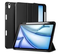 ESR for iPad Air 11 Inch Case 2025/2024 with Pencil Holder, iPad Air 7th/6th/5th/4th Generation(2022/2020), Trifold Stand Case with Flexible Back, Auto Sleep and Wake, Rebound Series, Black