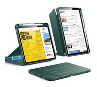 ESR for iPad Air 11 Inch Case M4/M3/M2 (2026/2025/2024) & 5th/4th Gen(2022/2020), Vertical Stand Cover, Multi Stand Angles, Ultra-Stable Case with Pencil Holder, Flip Magnetic Series, Midnight Green