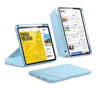 ESR for iPad Air 11 Inch Case M4/M3/M2 (2026/2025/2024), iPad Air 5th/4th Gen(2022/2020), Vertical Stand Cover, Multi Stand Angles, Ultra-Stable Case with Pencil Holder, Flip Magnetic Series, Sky Blue