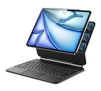 ESR for iPad Air 13 Inch Case Keyboard M4/M3/M2 (2026/2025/2024) & iPad Pro 12.9 inch (6th/5th/5th/3rd) Magic Keyboard, Easy-Set Floating Cantilever Stand, Precision Trackpad, Rebound Series, Black