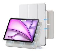 ESR for iPad Air 13 Inch Case M4/M3/M2 (2026/2025/2024), iPad Pro 12.9 (2022/2021/2020), Powerful Magnetic Stand, Slim Trifold Stand Case, Supports Pencil Pro and Pencil (USB-C), Rebound Series, White