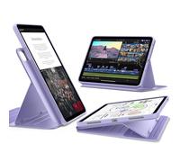 ESR for iPad Air 13 inch Case M4/M3/M2(2026/2025/2024), Rotating Case with Removable Magnetic Cover, Adjustable Portrait/Landscape Stand with Raised Screen View, 9 Angles, Shift Series, Light Purple
