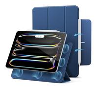 ESR for iPad Pro 11 inch Case M5/M4 (2025/2024), Powerful Magnetic Attachment, Slim Trifold Stand Case, Supports Pencil Pro and Pencil (USB-C), Durable Protection, Rebound Series, Blue