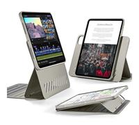 ESR for iPad Pro 11 inch Case M5/M4 (2025/2024), Rotating Case with Removable Magnetic Cover, Adjustable Portrait/Landscape Stand, 9 Standing Angles, Shift Series, Titanium