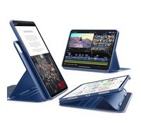 ESR for iPad Pro 11 inch Case M5/M4 (2025/2024), Rotating Case with Removable Magnetic Cover, Adjustable Portrait/Landscape Stand, 9 Standing Angles, Shift Series, Blue