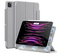 ESR for iPad Pro 12.9 Case (2022/2021/2020, 6th/5th/4th Gen), iPad Air 13 inch Case 2025/2024, Convenient Magnetic Attachment, 2-Way Stand, Full Pencil 2 Support, Rebound Magnetic Cover, Grey