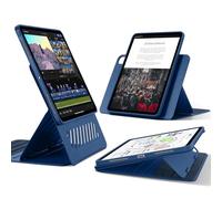 ESR for iPad Pro 13 inch Case 2024 M4 Rotating Case with Removable Magnetic Cover, Adjustable Portrait/Landscape Stand with Raised Screen View, 9 Standing Angles, Shift Series, Blue