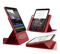 ESR for iPad Pro 13 inch Case M5/M4 (2025/2024), Rotating Case with Removable Magnetic Cover, Adjustable Portrait/Landscape Stand, 9 Standing Angles, Shift Series, Red