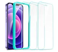 ESR for iPhone 12 Screen Protector, iPhone 12 Pro Screen Protector, Tempered-Glass with Easy Installation Frame compatible with iPhone 12/12 Pro 6.1 inch, Case-Friendly, 3-Pack