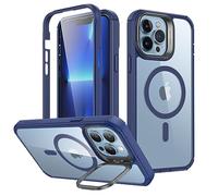 ESR for iPhone 13 Pro Max Case, MagSafe Compatible, Full Body Shockproof, Military-Grade Protection, Magnetic Phone Case for iPhone 13 Pro Max, Shock Armor Kickstand Case (HaloLock), Clear Blue