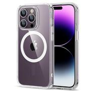 ESR for iPhone 14 Pro Case, Magnetic Case Compatible with MagSafe, Shockproof Military-Grade Protection, Magnetic Phone Clear Case for iPhone 14 Pro (6.1"), Classic Hybrid Series, Clear