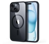 ESR Classic HaloLock MagSafe Tough Case for Apple iPhone 15 Plus- Clear/Black