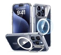 ESR for iPhone 15 Pro Case Flex Stand, for MagSafe, Clear | Anti-Yellowing, 3X Military-Grade Drop Protection, Magnetic Phone Case, Shockproof Air Guard Corners, Resists Scratches