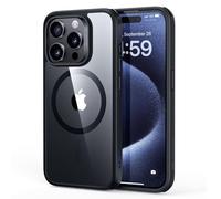 ESR for iPhone 15 Pro Max Case, Compatible with MagSafe, Military-Grade Protection, Yellowing Resistant, Scratch-Resistant Back, Magnetic Phone Case for iPhone 15 Pro Max, Classic Series, Clear Black