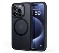 ESR for iPhone 15 Pro Max Case, Compatible with MagSafe, Military-Grade Protection, Yellowing Resistant, Scratch-Resistant Back, Magnetic Phone Case, Classic Series, Frosted Black