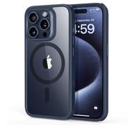 ESR for iPhone 15 Pro Max Case for MagSafe, Anti-Yellowing, Clear Blue | Ultra Slim, 3X Military-Grade Drop Protection, Magnetic Phone Case, Impact Absorbing, Resists Scratches