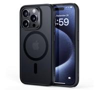 ESR for iPhone 15 Pro Max Case, Compatible with MagSafe, Military-Grade Protection, Yellowing Resistant, Scratch-Resistant Back, Magnetic Phone Case, Classic Series, Frosted Black