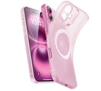 ESR for iPhone 16 Case, Compatible with MagSafe, Camera Protection, Shockproof Thin Cover, Resists Yellowing and Scratches, Magnetic Phone Case for iPhone 16, Zero Series, Frosted Pink