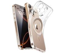 ESR for iPhone 16 Pro Case, Compatible with MagSafe, Camera Protection, Shockproof Thin Cover, Resists Yellowing and Scratches, Magnetic Phone Case for iPhone 16 Pro, Zero Series, Rose Gold Ring