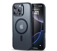 ESR for iPhone 16 Pro Max Case 4-in-1 Set, for MagSafe, Frosted Black | with Screen Protector, Military-Grade Drop Protection, Translucent Matte Case